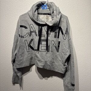 Calvin Klein Performance Heather Gray Hoodie